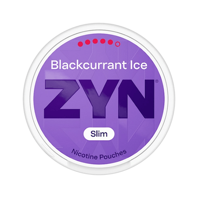 can of ZYN Blackcurrant Ice Super Strong - Nicotine pouches
