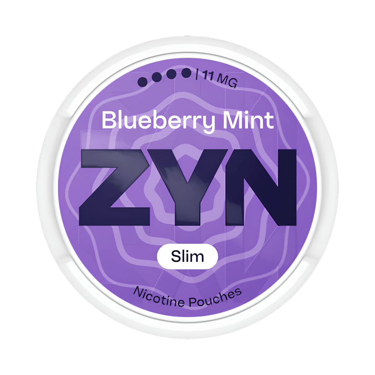 Zyn Blueberry Mint Slim nicotine pouch can – Slim moist, 11 mg, 20 pouches